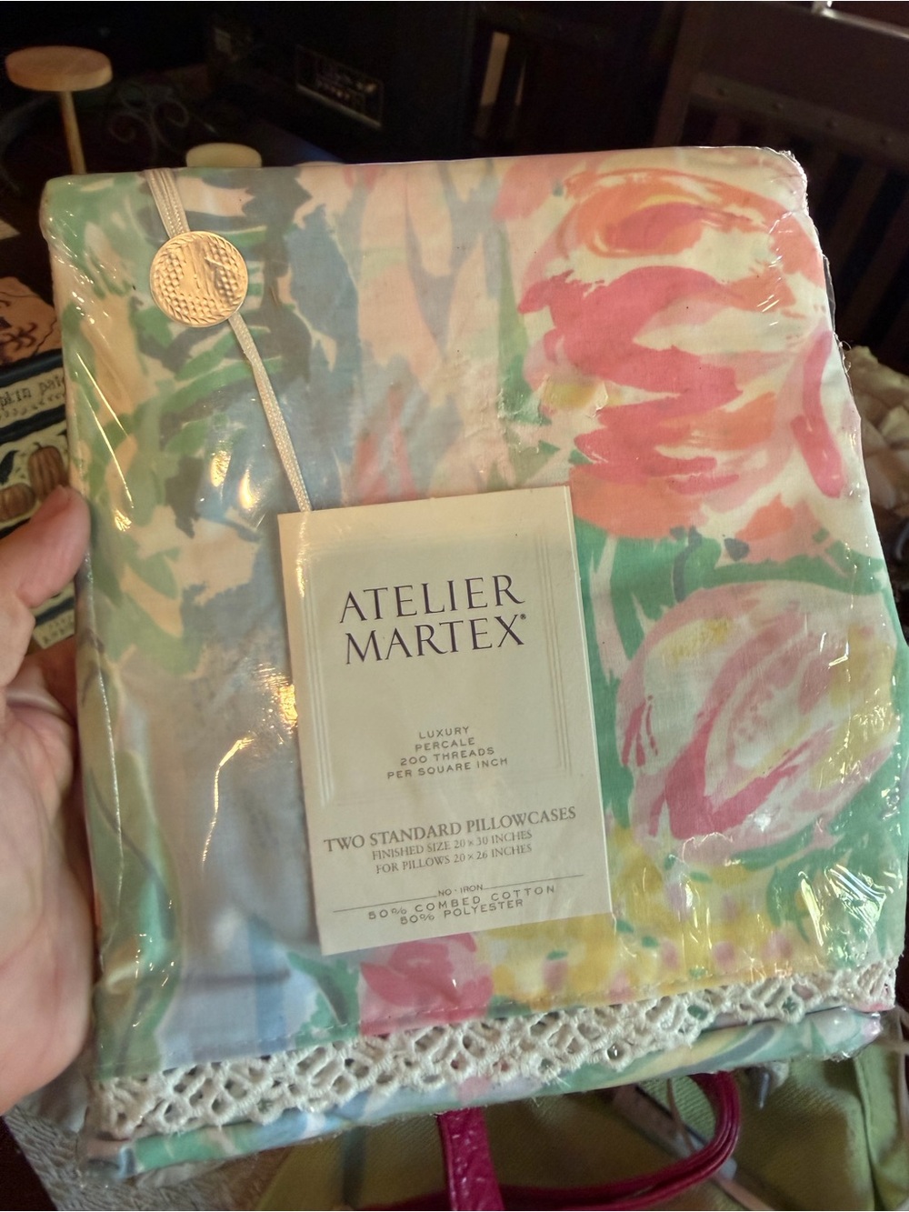 Vintage Atelier Martex standard pillowcases NEW